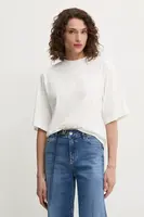 Bavlněné tričko Pinko bílá barva, 104604 A2F8