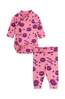 Kojenecká sada Mini Rodini Squiggly cats