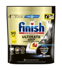 Finish Ultimate Plus All in 1 lemon kapsle do myčky 90 ks