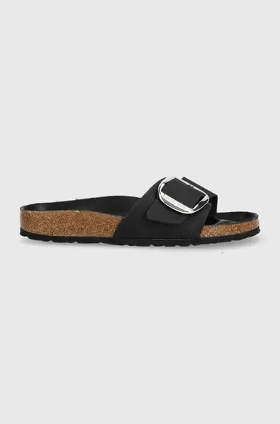 Nubukové pantofle Birkenstock Madrid Big Buckle