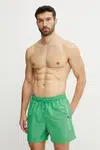 Plavkové šortky Tommy Hilfiger zelená barva