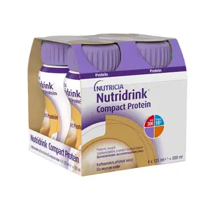 Nutridrink Compact Protein s příchutí kávy 4x125 ml
