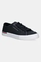 Sneakers boty Tommy Hilfiger CORE CORPORATE VULC CANVAS