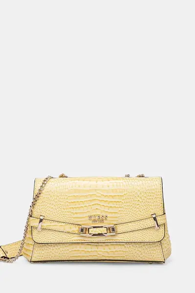 Kabelka Guess SILVYE žlutá barva, HWCG95 27210