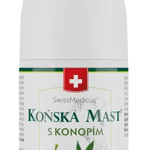 SwissMedicus Koňská mast s konopím hřejivá roll-on 90 ml