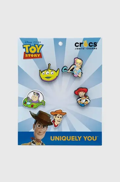 Připínačky pro dětské boty Crocs x Toy Story 5-pack