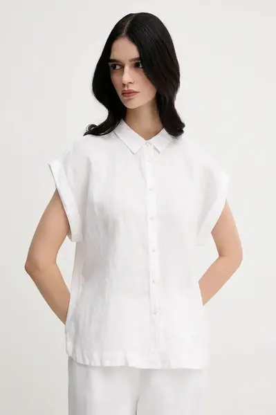 Lněná košile United Colors of Benetton