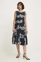 Šaty Answear.LAB černá barva, midi, oversize