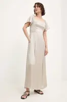 Šaty Answear.LAB béžová barva, maxi