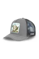 Kšiltovka Capslab ONE PIECE šedá barva, vzorovaná