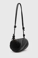Kožená kabelka Fiorucci Black Leather Mella Bag