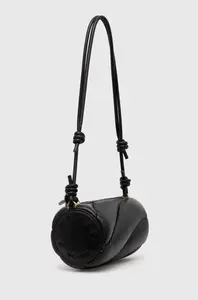 Kožená kabelka Fiorucci Black Leather Mella Bag
