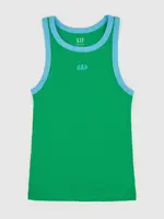 GAP Žebrovaný top s logem - Dámské