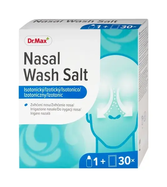 Dr. Max Nasal Wash Salt vrecká + fľaša