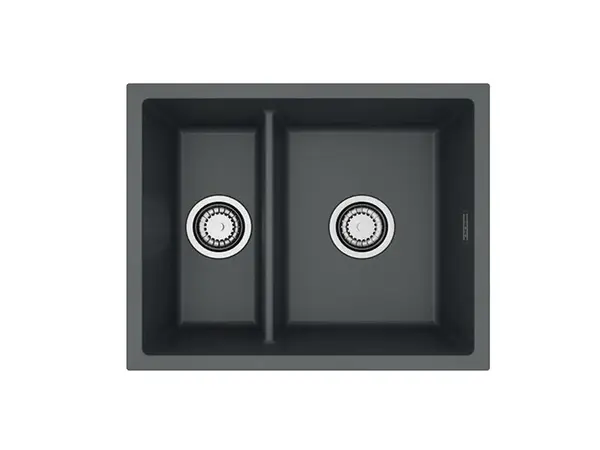 Alveus Omni - Granitový drez 55x45 cm, čierna 1150070