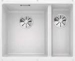 Blanco Subline 340/160 - Silgranitový drez, 56x46 cm, drez vľavo, biela 523552