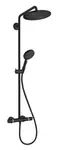 Hansgrohe Croma Select S - Sprchový set Showerpipe 280 s termostatom, matná čierna 26890670