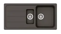 SCHOCK Formhaus - Granitový drez, 100x50 cm, s ovládaním odtoku, Asphalt FOMD150LAGAS
