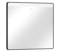 Hansgrohe Xarita Lite Q - Zrcadlo s LED osvětlením a vyhříváním, 70x80 cm, IR senzor, matná černá 54971670