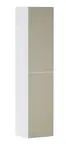 Hansgrohe Xevolos E - Vysoká skříňka 40x176x36 cm, 2 dvířka, panty vlevo, matná bílá/bronz 54218390