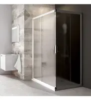 Ravak Blix - Sprchové dvere BLRV2K 110 cm, biela/sklo Grape 1XVD0100ZG