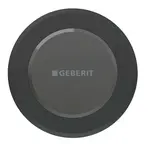 Geberit Splachovacie systémy - Elektronické oddialené ovládanie splachovania typ 10, batériové napájanie, matná čierna 115.937.14.6