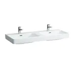 Laufen Pro S - Dvojumývadlo, 120x47 cm, 2 otvory na batérie, biela H8149660001041