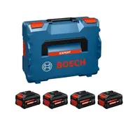 Bosch - 18V akumulátor EXBA 18V-55 Li-Ion 5,5 Ah, kufr, 4 ks 1600A0373H