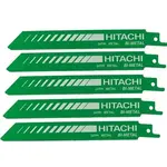 HiKOKI Príslušenstvo - Súprava pílových plátkov na kov 24 TPI, dĺžka 150 mm, 5 ks 752012