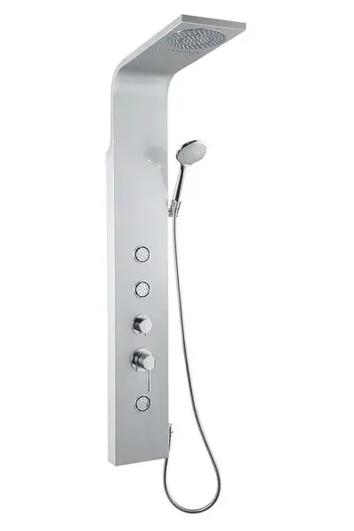 Aqualine Sprchy - Sprchový panel, výška 1400 mm, stříbrná SL680