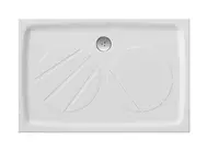 Ravak Galaxy Pro - Sprchová vanička, 100x90 cm, protišmyk, biela XA03A701010