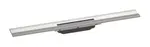 Hansgrohe RainDrain Flex - Lineárny sprchový žľab s nerezovým roštom 700, ku stene, skrátiteľný, kefovaná nerezová 56050800