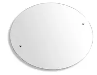 Novaservis Metalia 3 - Zrkadlo, priemer 60 cm, sklo 6315