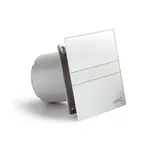 Sapho Cata E - Kúpeľňový ventilátor axiálny E-100 G, 8 W, potrubie 100 mm, biela 00900000