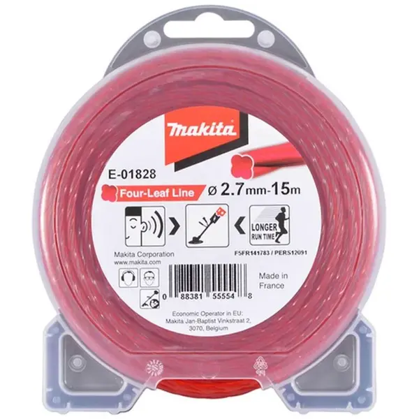 Makita Příslušenství - Náhradní struna 2,7 mm, délka 15 m E-01828