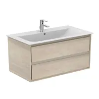 Ideal Standard Connect Air - Skříňka pod umyvadlo, 100x44x52 cm, dekor světlé dřevo/světlá hnědá mat E0821UK