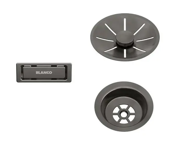 Blanco Doplnky - Odtoková súprava InFino, tmavá oceľ 206900