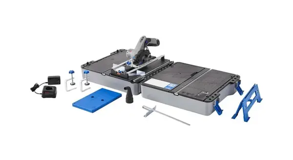 DREMEL - 12V AKU stolní okružní pila CS12V-SC1, 85 mm, 1x aku 2,0 Ah Li-Ion, nabíječka F013CS12JM