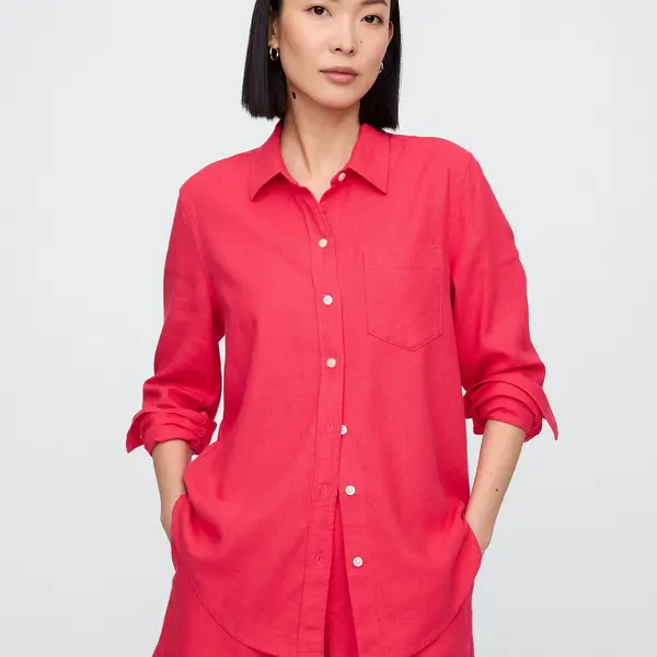GAP Lněná košile Easy Shirt - Dámské