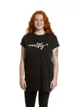 Meatfly dámské šaty Senna Logo Black | Černá | Velikost S | 100% bavlna
