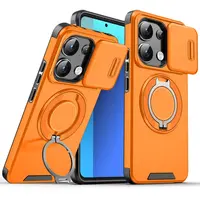 Camslide Stand obal, Xiaomi Redmi Note 13 Pro 4G, oranžový