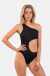 Nebbia Asymmetric monokini na jedno rameno 459, M, černá