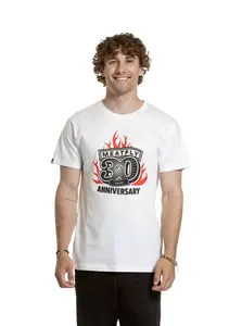 Meatfly pánské tričko Flame White | Bílá | Velikost XL | 100% bavlna