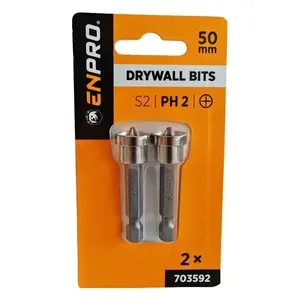 Bity na sádrokarton PH2, 55 mm, S2, 2 ks, ENPRO