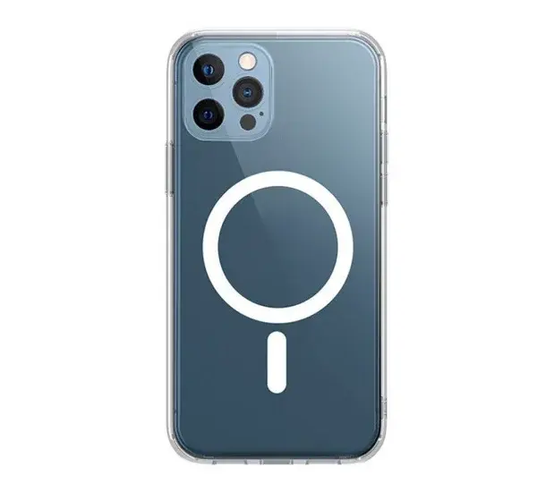 Zadní kryt Silicone Mag Cover compatible with MagSafe pro Apple iPhone 11, čirá