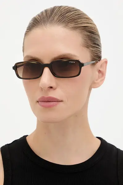 Sluneční brýle VOGUE dámské, hnědá barva, 0VO5666S