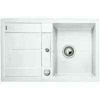 Blanco Metra 45 - Silgranitový drez, 78x50 cm, s ovládaním odtoku, biela 513028