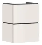 Hansgrohe Xilesa E - Umývadlová skrinka, 62x48x38 cm, 2 zásuvky, matná béžová 54248780