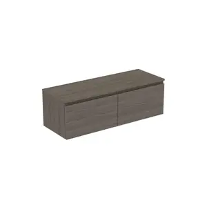Ideal Standard Finesse - Umývadlová skrinka, 120x44x39 cm, 2 zásuvky, Dark Elm E3425UR