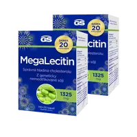 GS Megalecitin, 2 × 130+20 kapslí NAVÍC, dárkové balení 2025